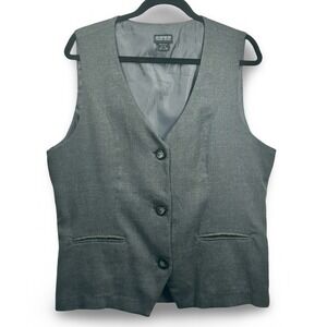 Nomadic Traders Three Button Vest Size XL Casual Preppy Layering Minimalist